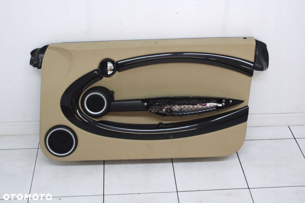 mini r57 cabrio cc 09r- podnośnik  szyby lewy przód przedni tapicerka - 1