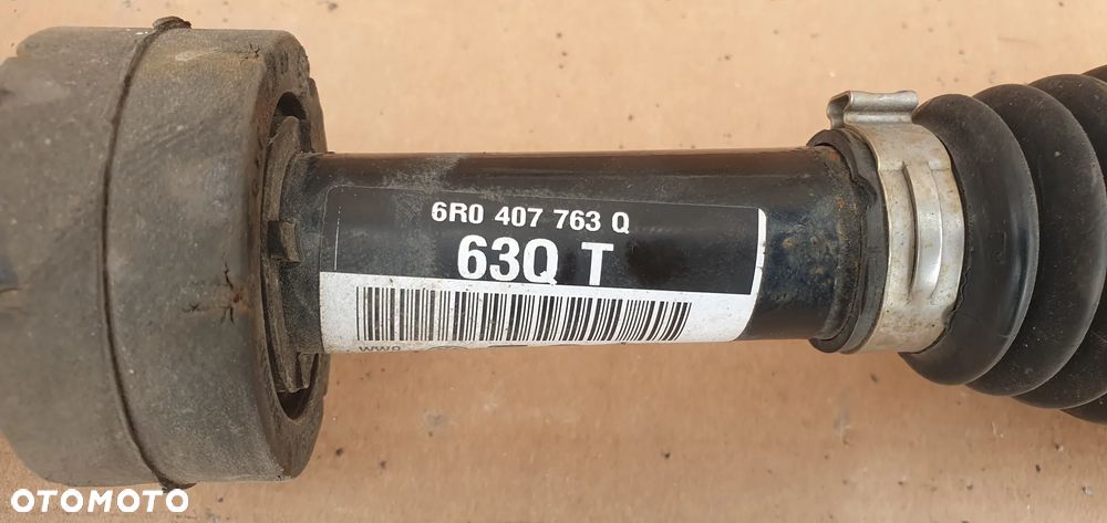 Półoś lewa krótka półośka Skoda Rapid 1.6 TDI 6R0407763Q - 6