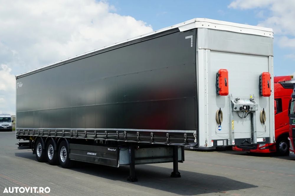 Schmitz Cargobull / CORTINĂ / STANDARD / COȘ PENTRU PALEȚI / AXE SAF / - 1