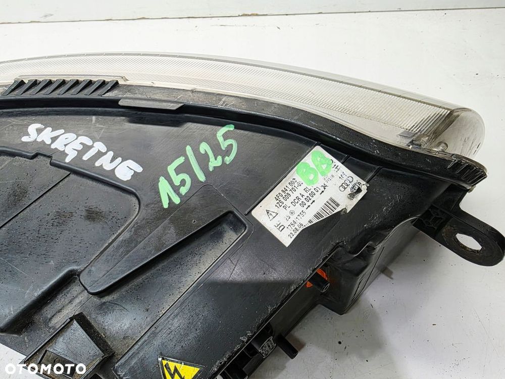 REFLEKTOR LAMPA LEWY PRZÓD BI XENON SKRĘTNY AUDI A6 C6 4F0941003BB EU 15/25 - 8