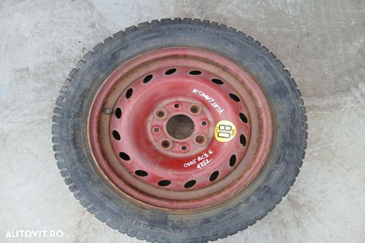 Roata de rezerva slim R13 4.50BX13H ET33 135/70 R13 4.50BX13H ET33 13 - 1