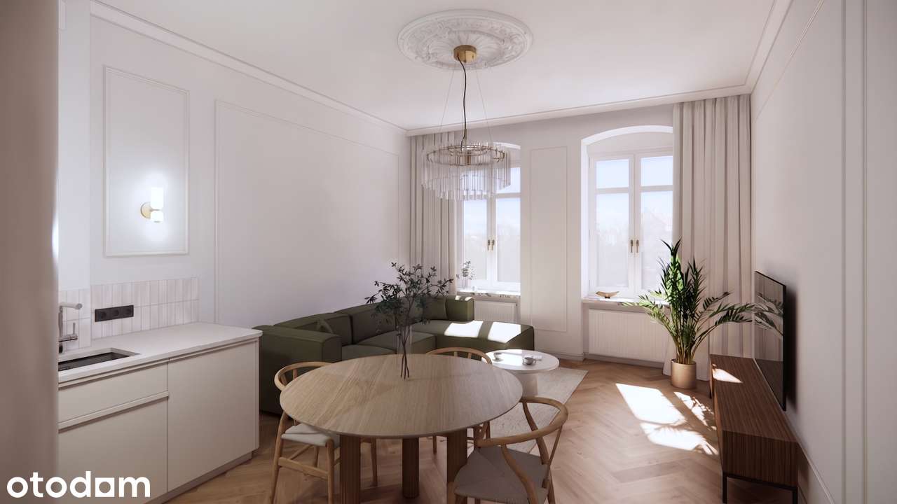 Mieszkanie w kamienicy 57 m² - 3 pokoje - Bezpośrednio - Wrocław
