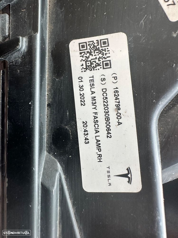 Farol diurno Tesla model 3 drt - 3