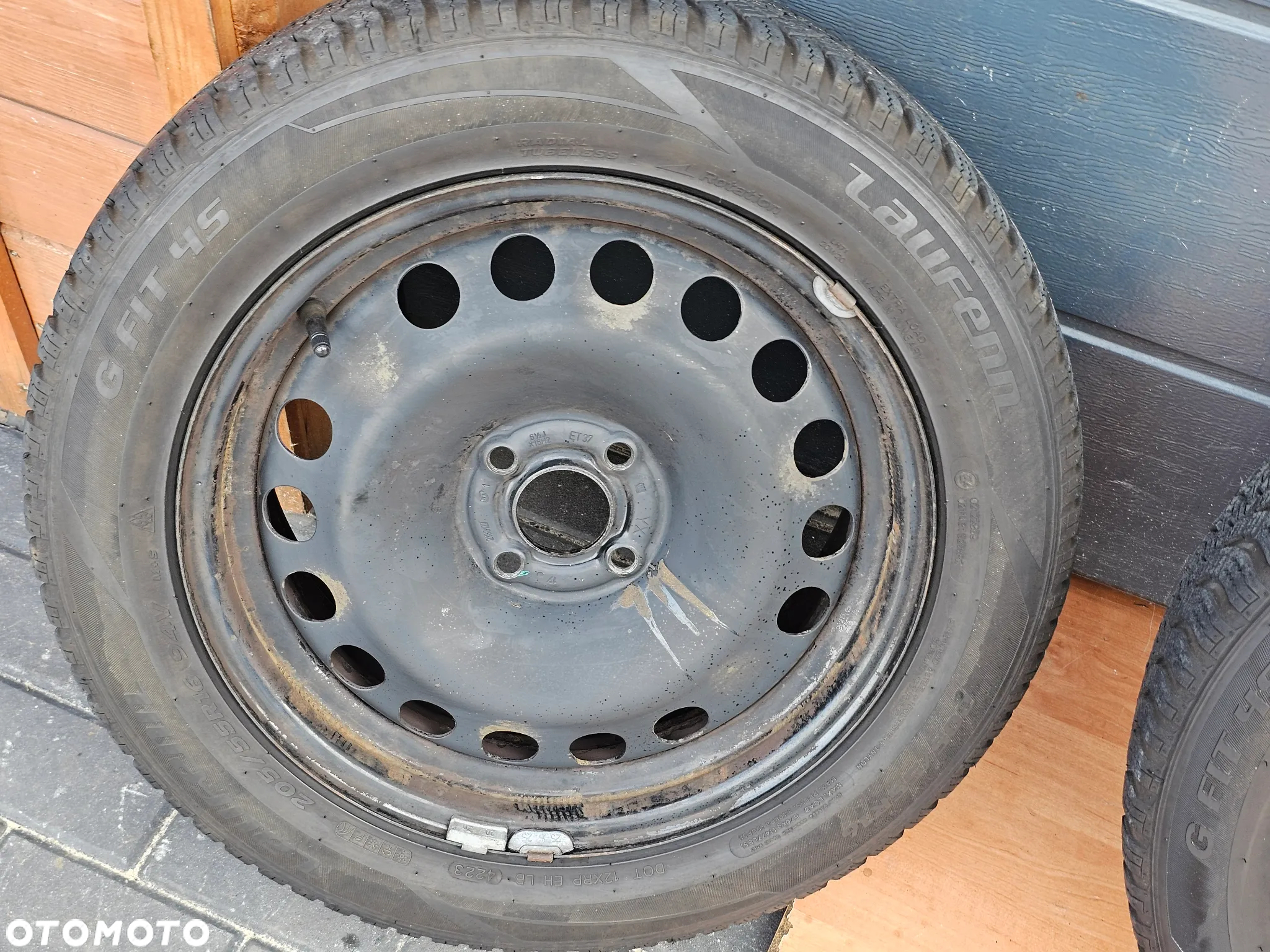 KOŁA FELGI STALOWE OPONY 2023r WIELOSEZONOWE OPEL CORSA D ASTRA H H MERIVA A 205/55/16 R 16 ET37 - 7