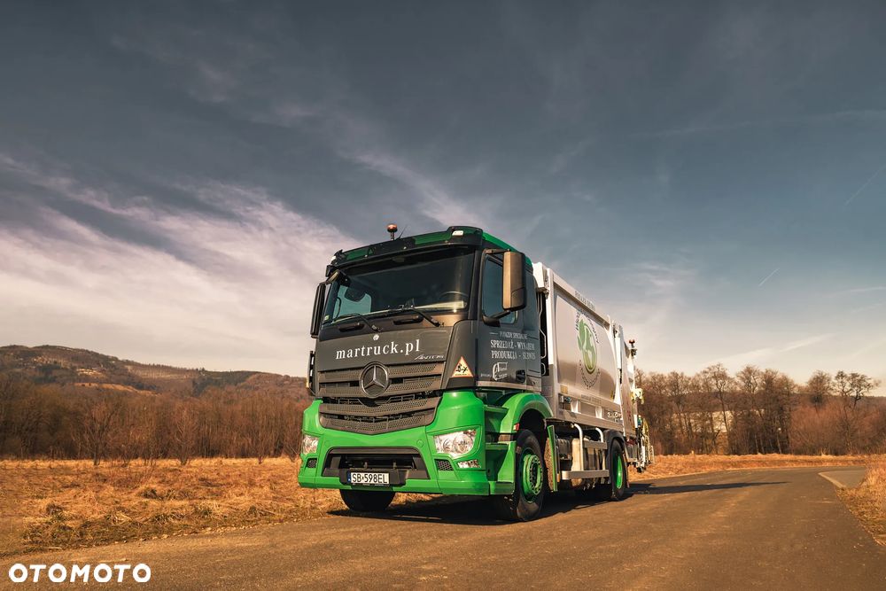 Mercedes-Benz Antos 4x2  śmieciarka, 1 komorowa 16 m3, ZABUDOWA 2022,  serwis, gwarancja, sprzedaż/wynajem - 9