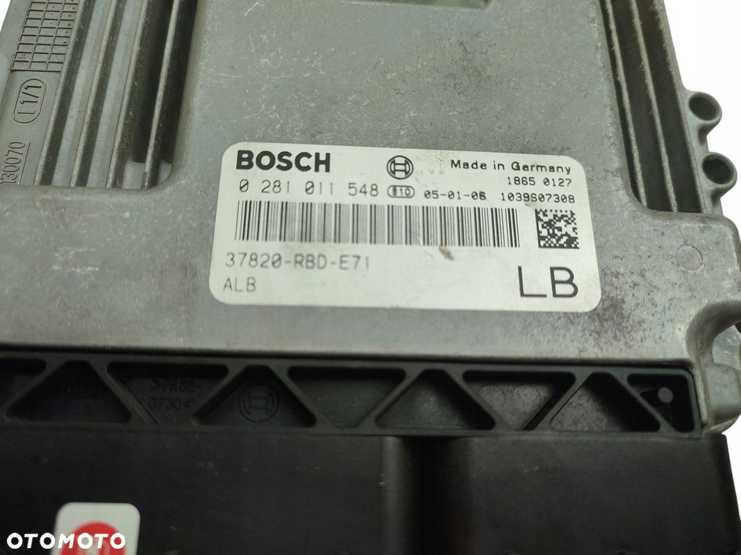 KOMPUTER STEROWNIK SILNIKA HONDA ACCORD VII 7 2.2 I-CTDI 37820-RBD-E71 - 2