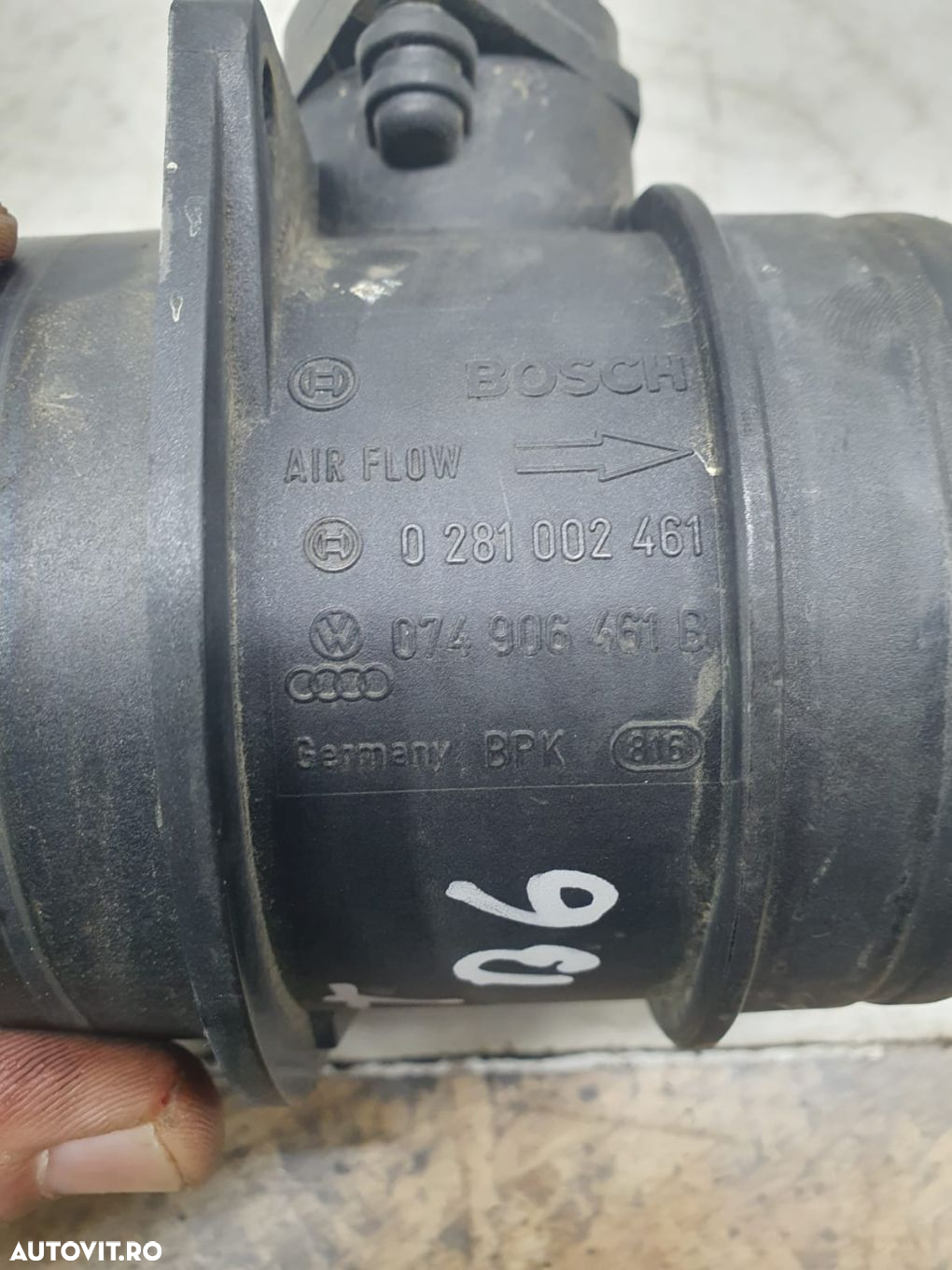 Debitmetru aer 1.9 2.0 tdi BMM BLS BKC BXE 0281002461 Volkswagen VW P - 3