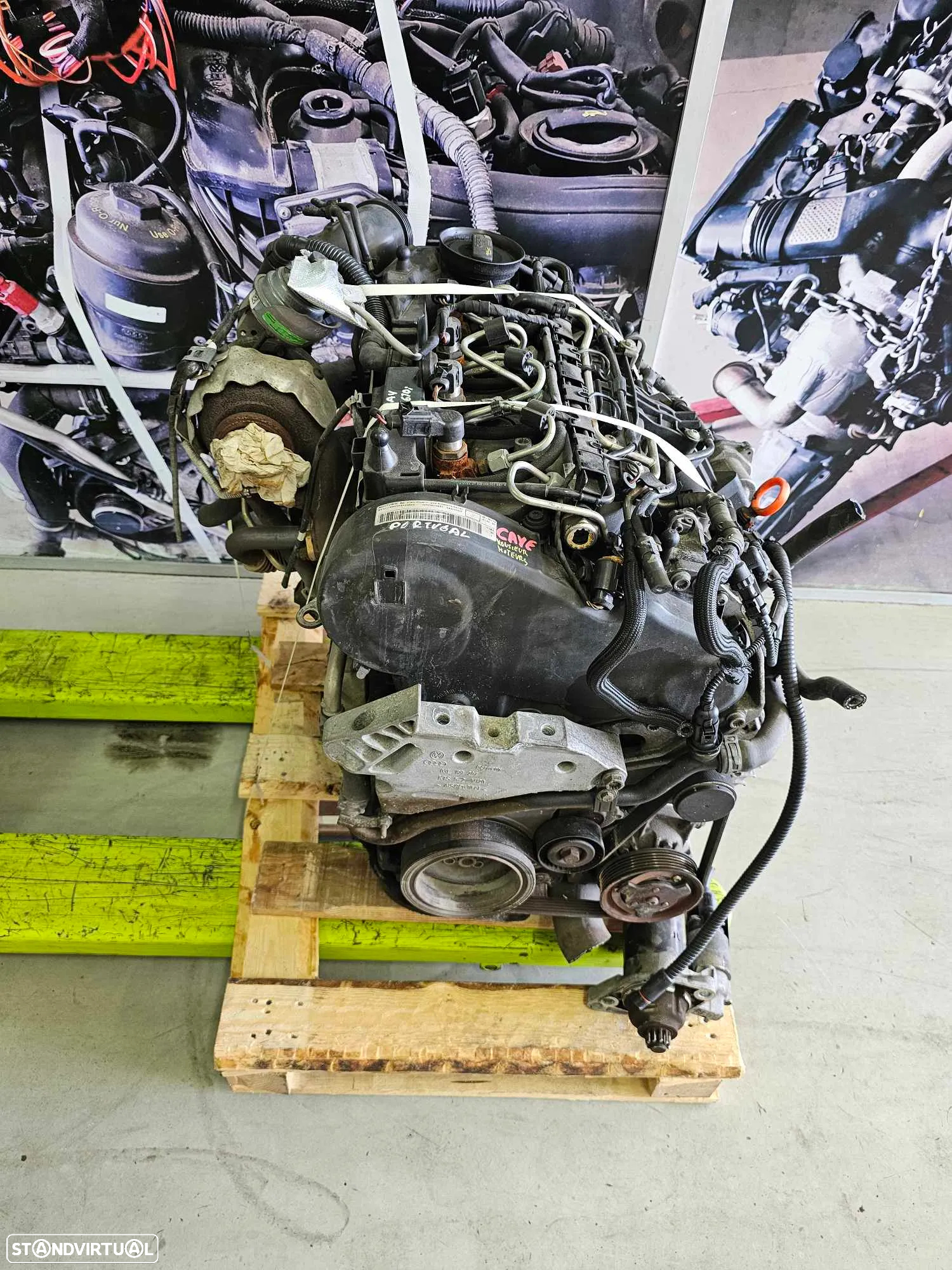 Motor Volkswagen Caddy 1.6 TDI 2012 de 75cv, ref CAYE - 4