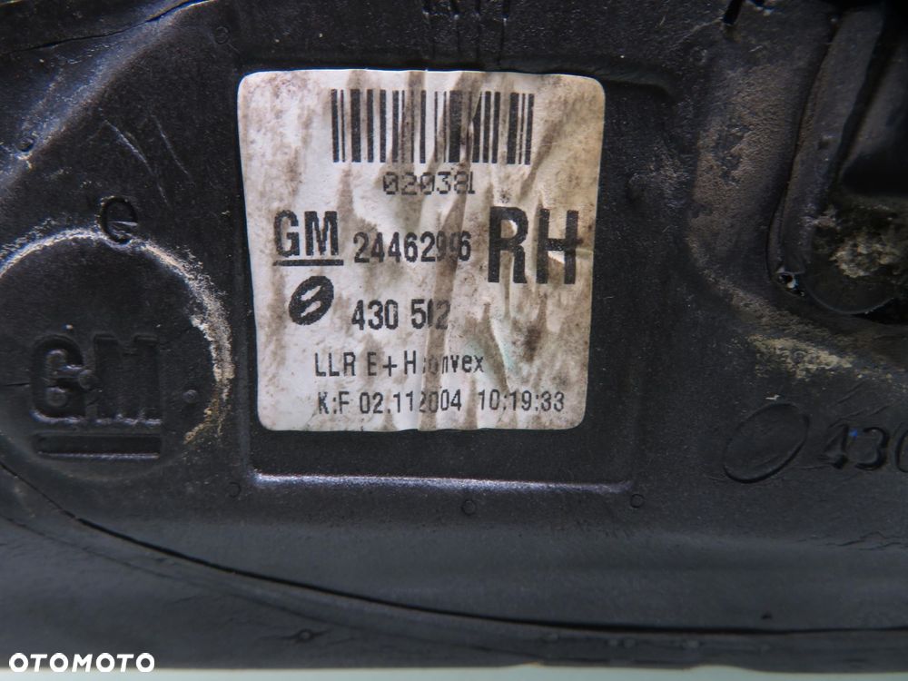 LUSTERKO PRAWE OPEL ASTRA III H 24462996 Z155 5 PIN - 4