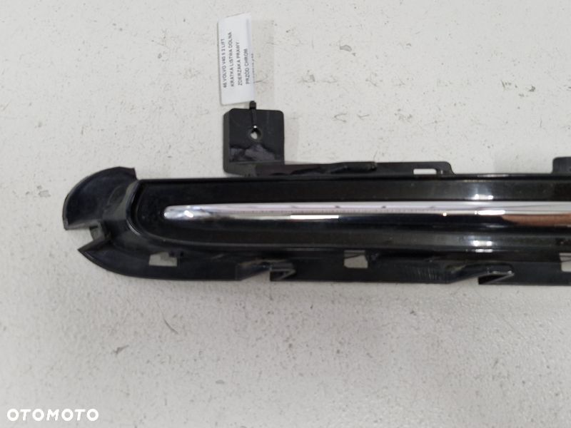 volvo v40 ii lift kratka listwa dolna zderzaka prawy przód chrom prawa 31347043 - 3