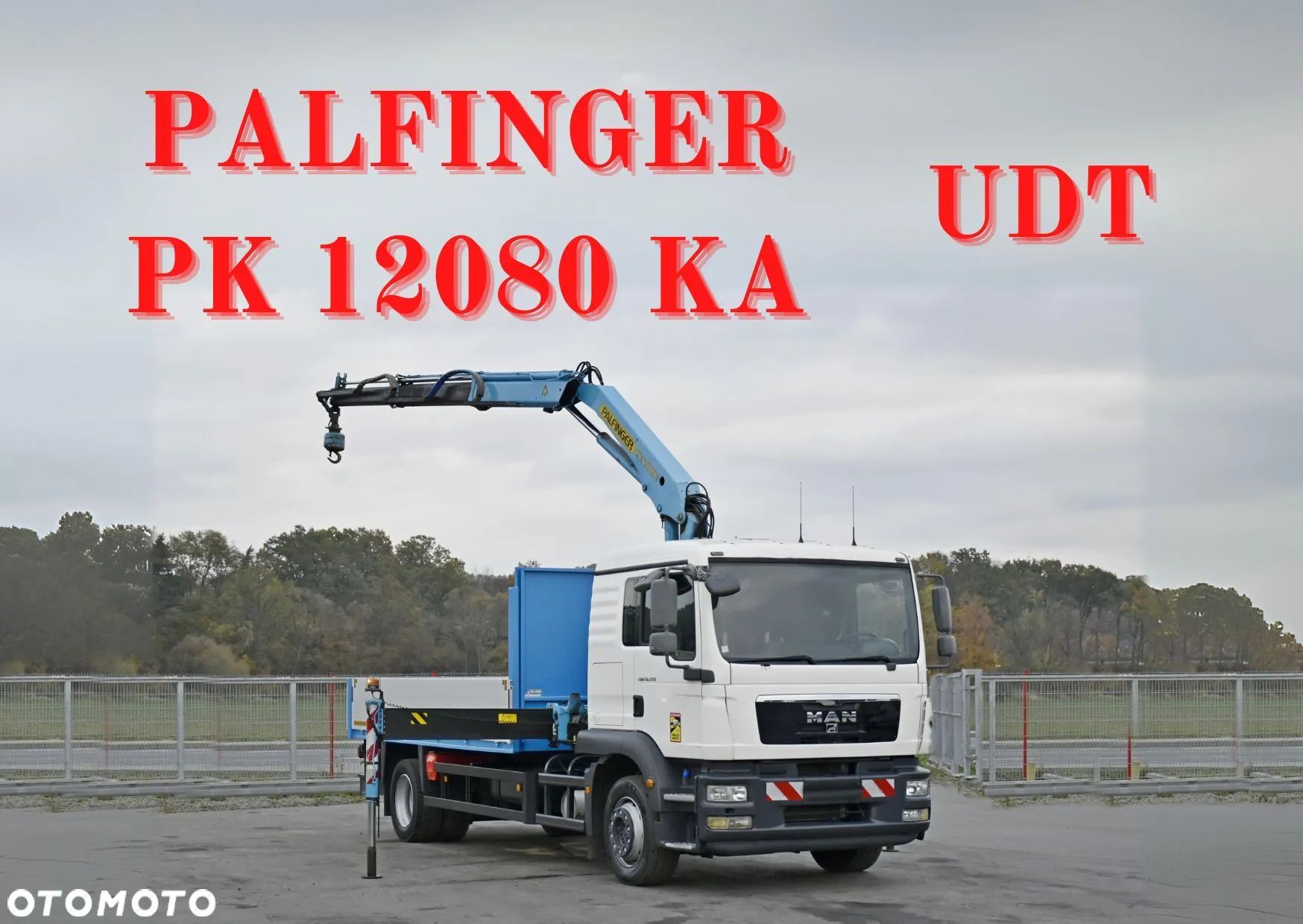 MAN TGM 18.250 SKRZYNIA 4,80m * PK 12080 KA + PILOT - 1