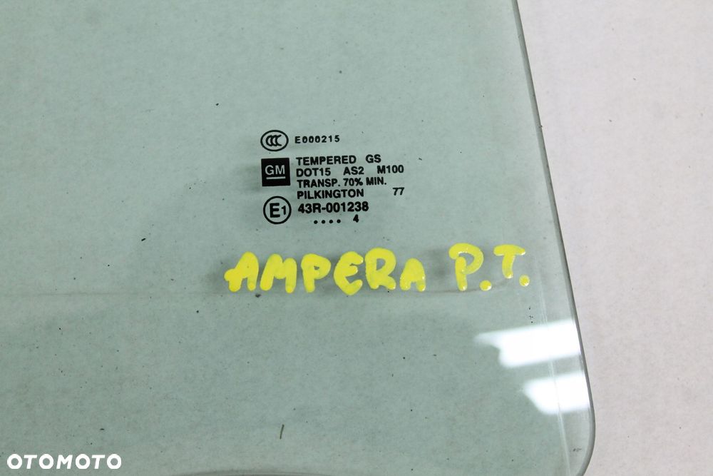 OPEL AMPERA 2011R- SZYBA DRZWI PRAWA TYLNA PRAWY TYŁ - 3