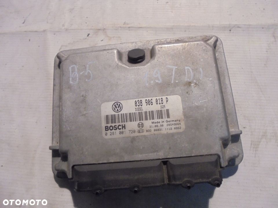 KOMPUTER STEROWNIK AUDI A4 B5 1.9 TDI - 1