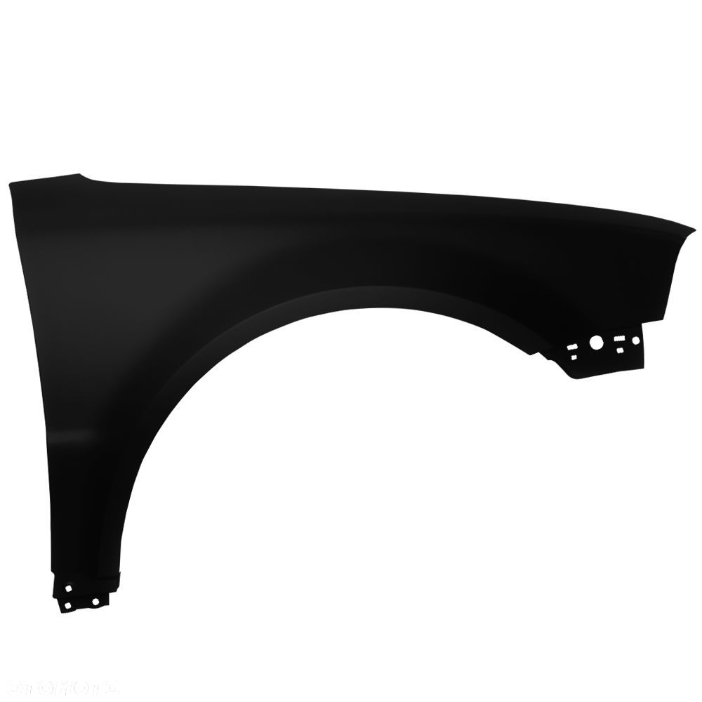 BLU Błotnik VOLKSWAGEN VW PASSAT B5 LIFT+ L041 LO41 prawy czarny 2000-2005 przód Schwarz - 2