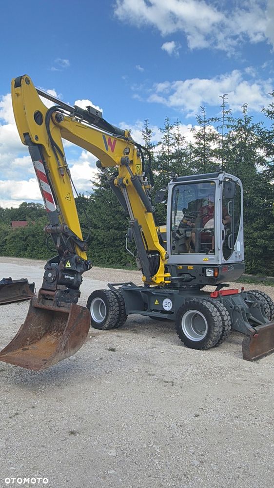 Wacker Neuson Koparka Kołowa 6 TON Wacker NEUSON 6503 -2 Pług Ramię Long 3 Łamane POWERTILT Lenhoff Klimatyzacja łyżki przedsiębierne MS03 6503 ew65 wiertnica  Takeuchi TB175W Yanmar B75W widły grabie - 3