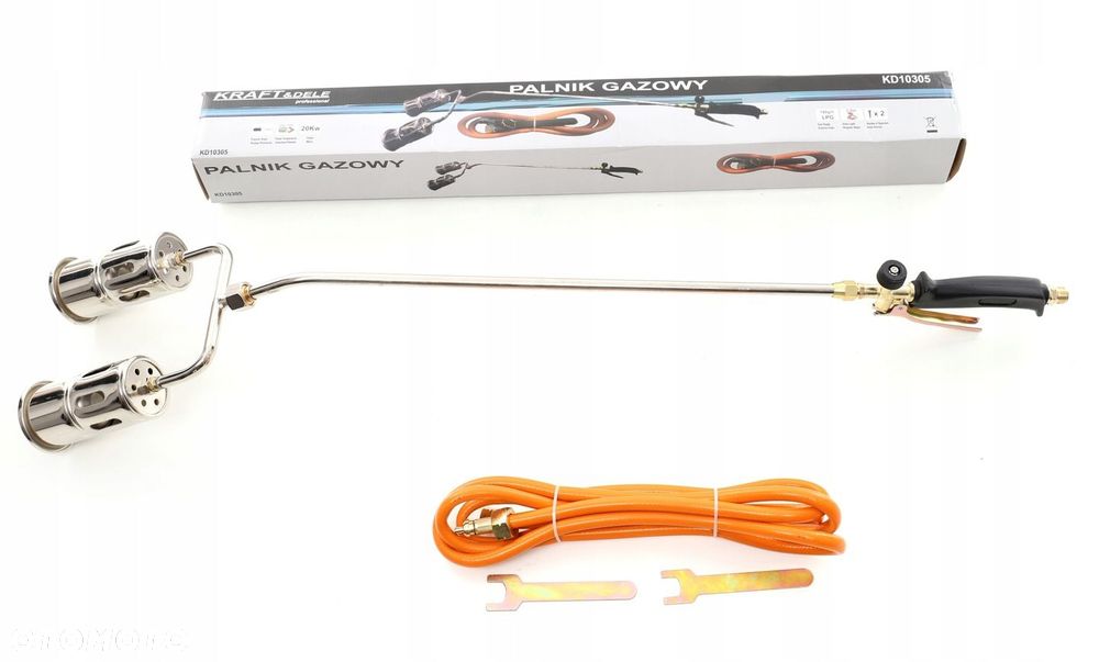Kraft Dele KD10305 Palnik gazowy dekarski 2 dysze - 6