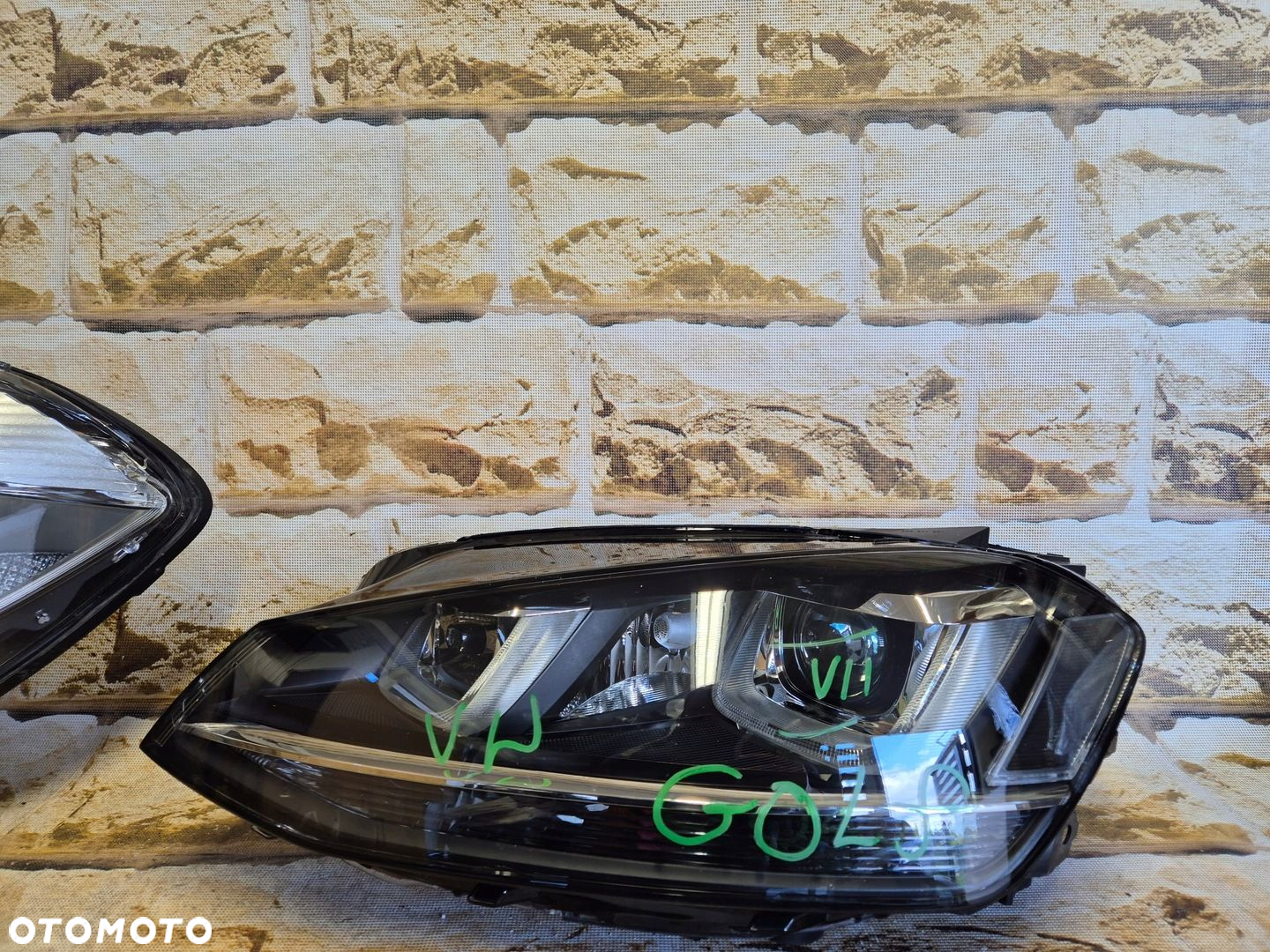 vw golf 7 VII 5g1 941751 xenon skrętny led na 3 moduły lewa lampa - 4