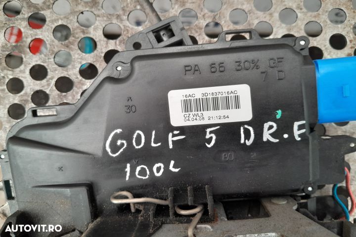 Broasca usa fata dreapta 16AC3D1837016AC Volkswagen VW Golf 5 [2003 - - 1