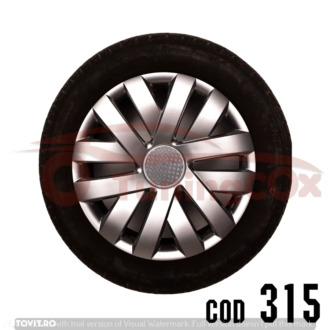 Capace roti OPEL,VOLKSWAGEN,FIAT,AUDI,CHEVROLET,CITROEN,FORD,BMW,HYUNDAI,KIA,SUBARU,MERCEDES-BENZ,MAZDA,MITHUBISHI,SEAT,TOYOTA,PEUGEOT,VOLVO,RENAULT,NISSAN,SKODA,DACIA,ALFA ROMEO,SUZUKI,DAEWOO la set de 4 buc ,Capace janata aliaj - 9