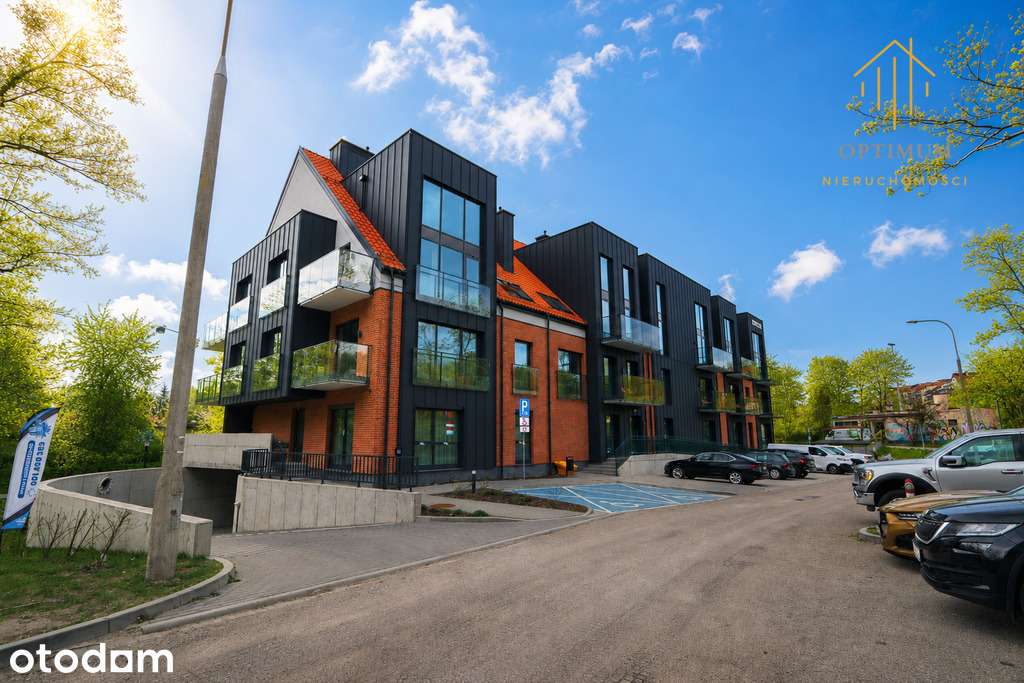 Apartament 48,93 m² z tarasem i widokiem na rzekę