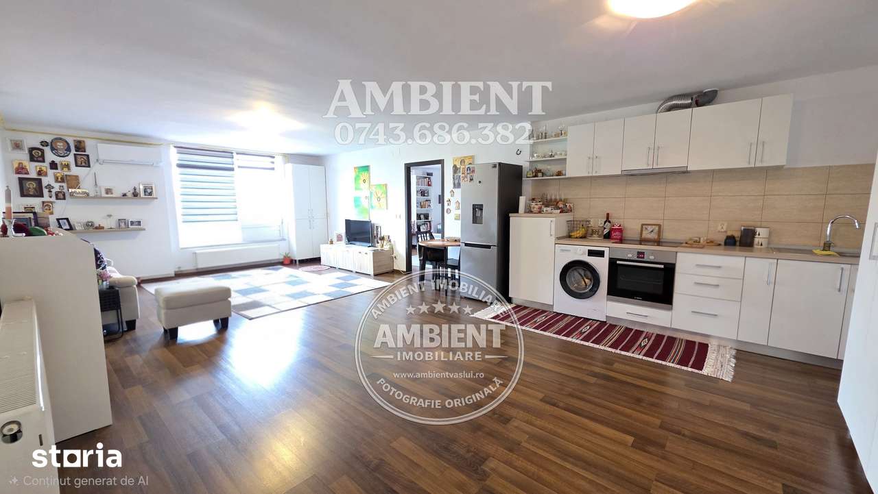 Apartament cu 2 camere tip ”open-space”, mobilat și utilat, zona CRUCE — fotografia 3