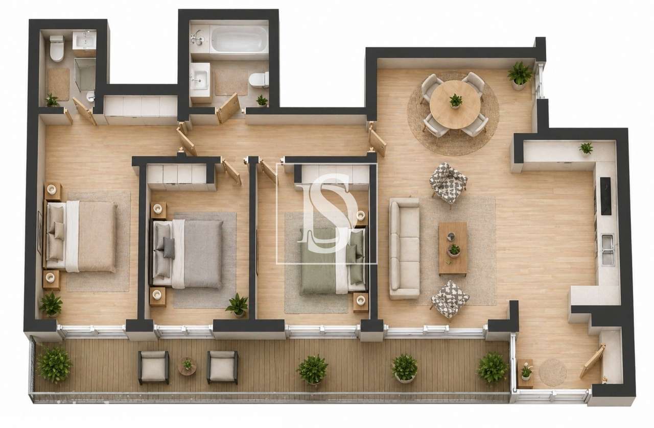 Apartamento T3 Venda em Lordelo,Paredes - Grande imagem: 2/2