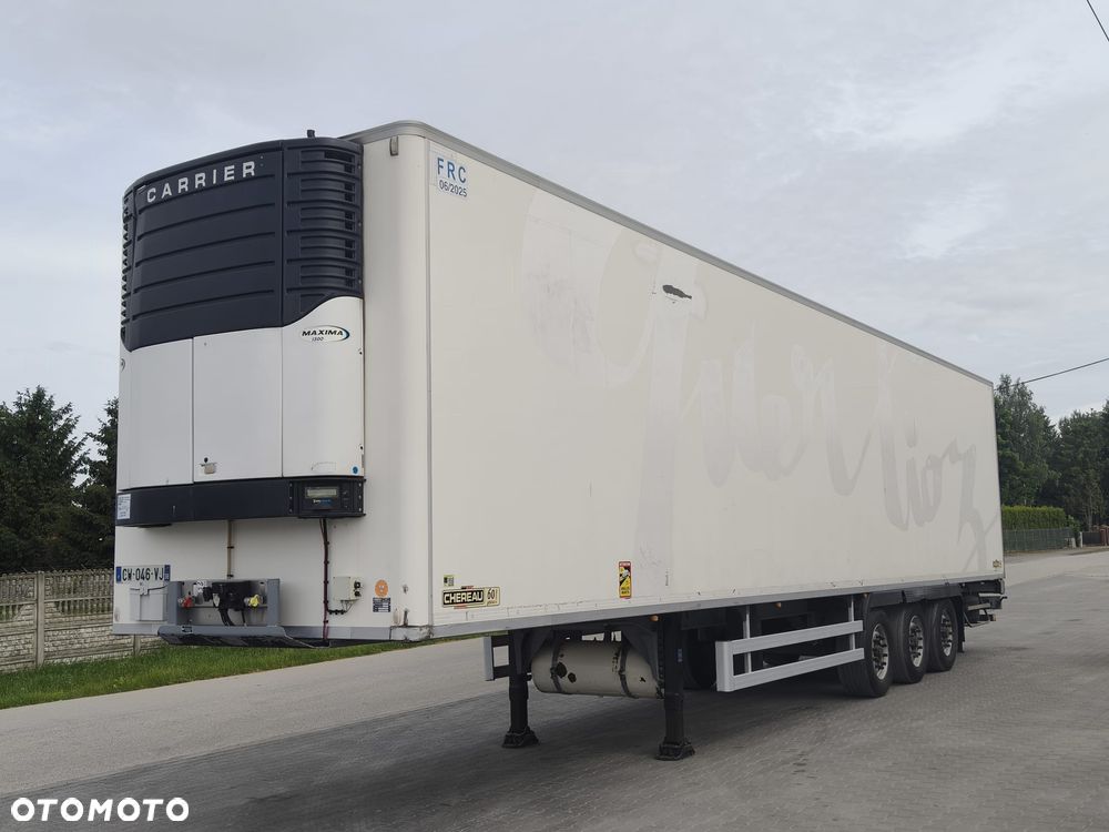 Chereau CHŁODNIA / CARRIER MAXIMA 1300 / OSIE BPW / OŚ PODNOSZONA / KOSZ NA  KOŁO ZAPASOWE - 1