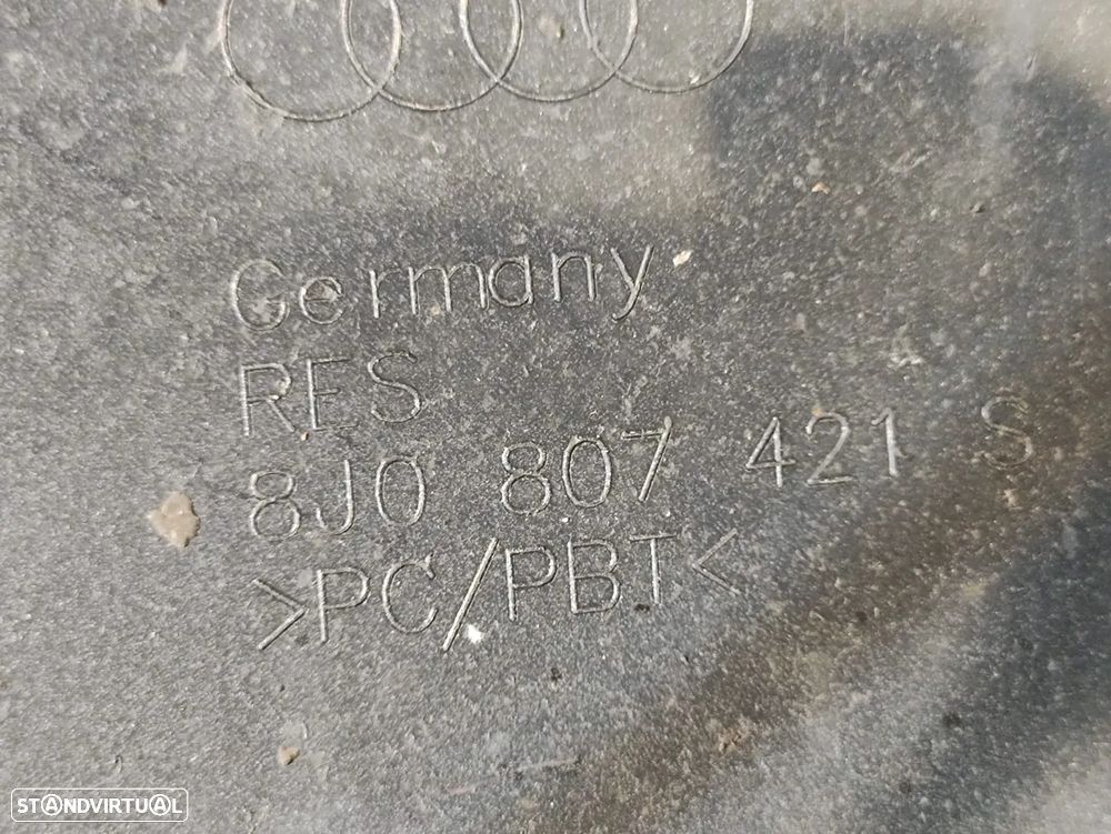 PARACHOQUES TRASEIRO TRÁS ORIGINAL AUDI TT 8J SLINE S-LINE 8J0807317 PARA CHOQUES PARA-CHOQUES - 7