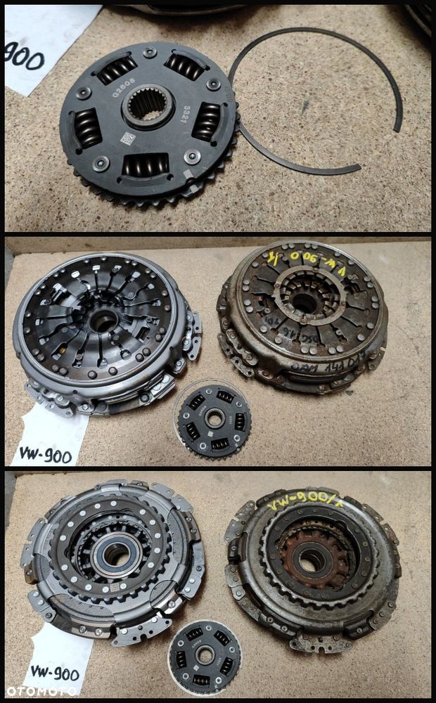 VOLKSWAGEN VW AUTOMAT AUTOMATYCZNE DIESEL / BENZYNA SPRZĘGŁO KOŁO ZAMACHOWE TARCZA DOCISK DWUMAS - 35