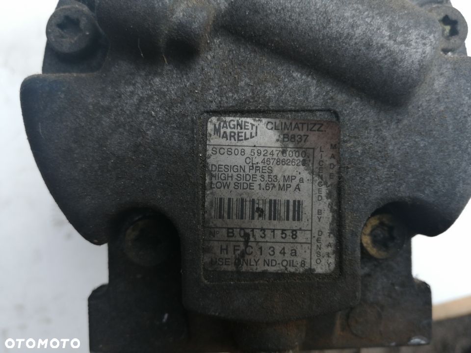 PUNTO II 1.9 JTD SPRĘŻARKA KLIMATYZACJI 592476000 - 2