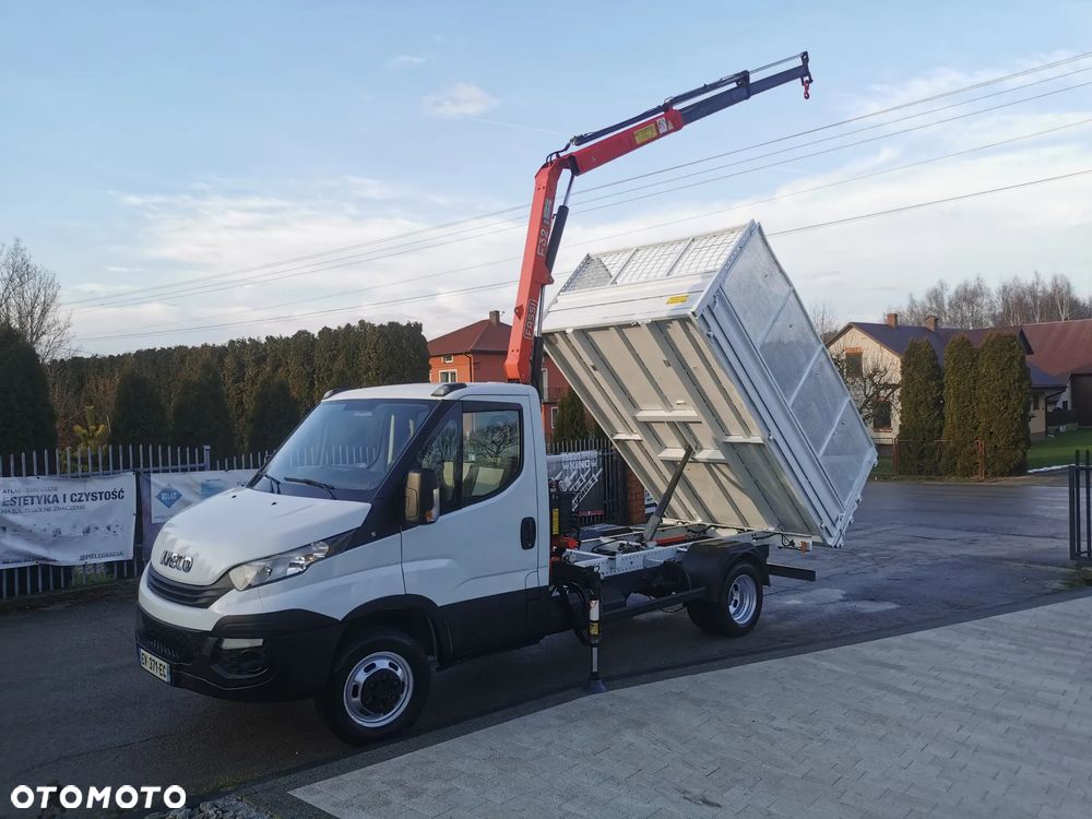 Iveco Daily 35C15 Kiper HDS dzwig 3.0-150KM wywrotka Hak - 1