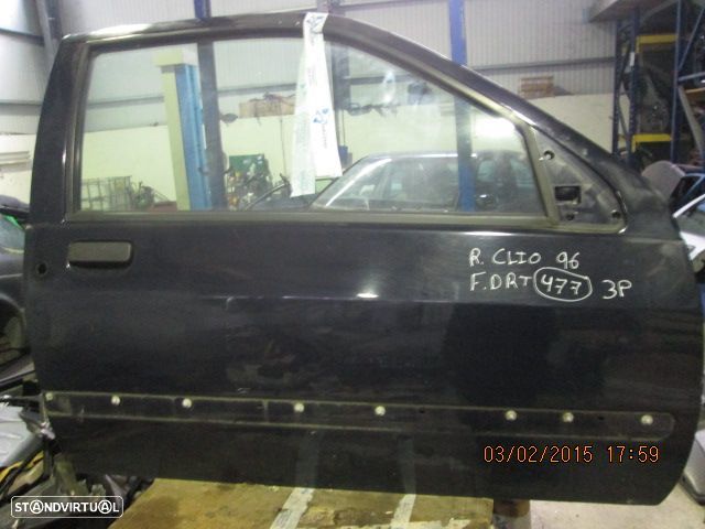 Porta REF477 RENAULT CLIO 1996 3P AZUL FD - 1