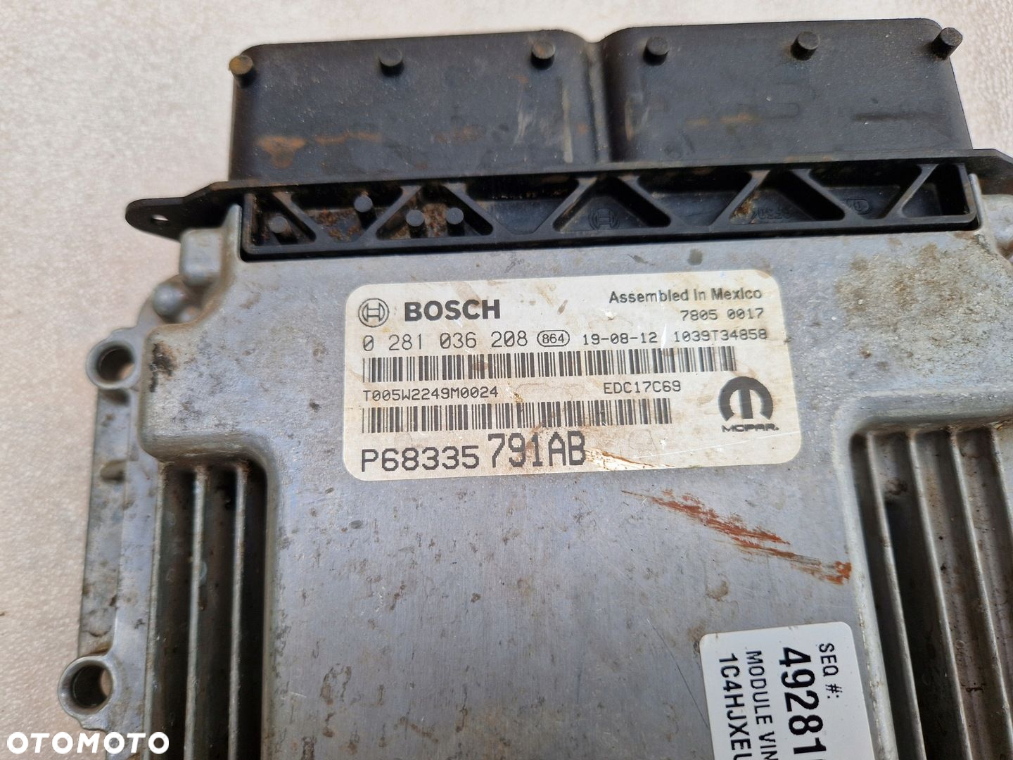 STEROWNIK KOMPUTER SILNIKA JEEP WRANGLER JL - 3