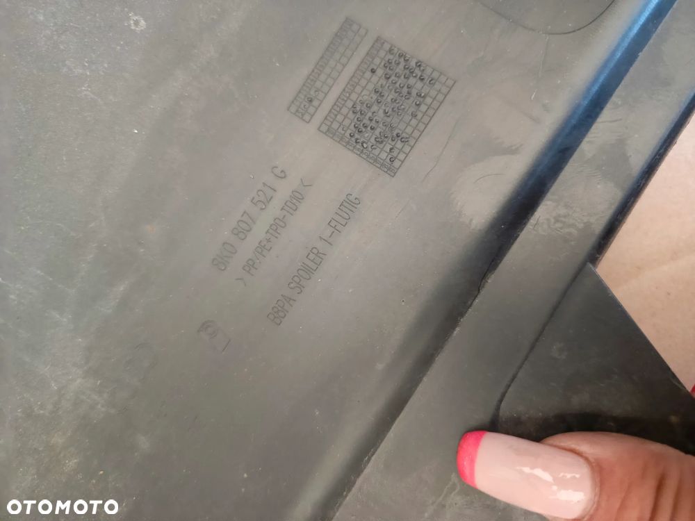 SPOILER ZDERZAKA TYŁ AUDI A4 B8 8K0807521G - 4