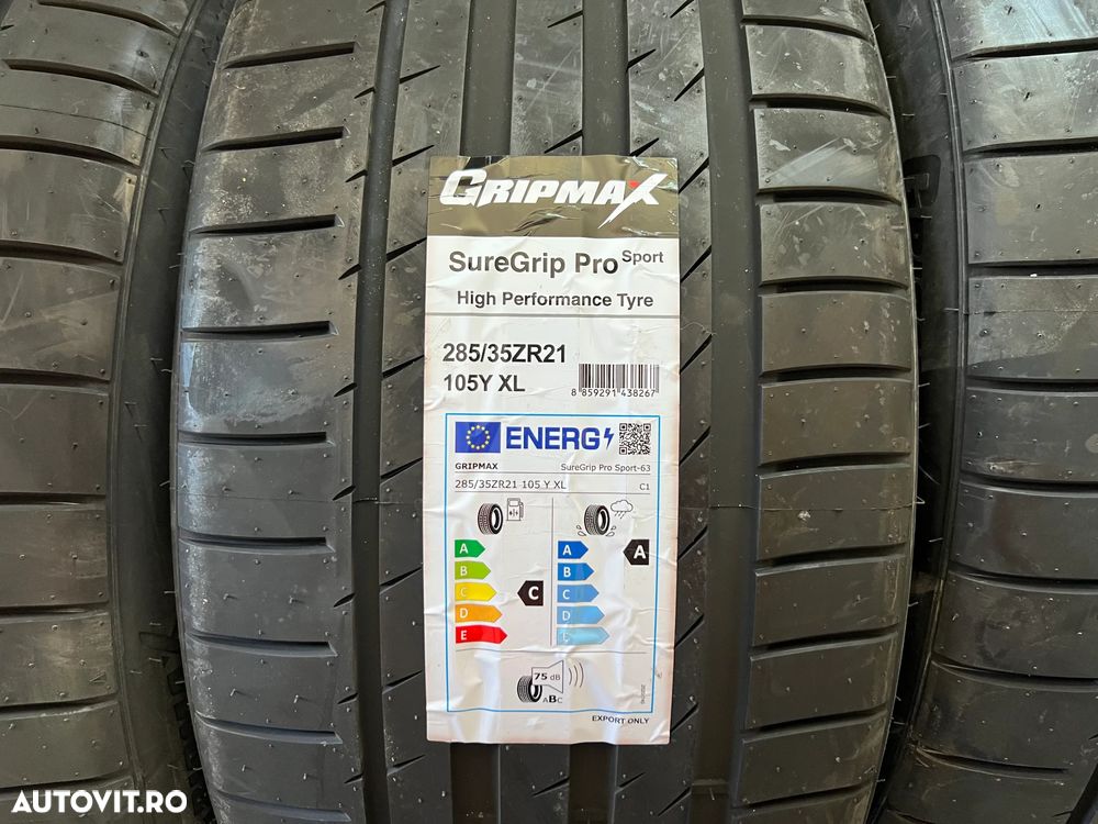 4 anvelope vara 255-40-21 si 285-35-21 gripmax BMW G60 bmw G70 Mercedes S class W223 bmw seria7 mercedes S - 2