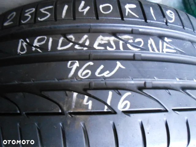 OPONY 235/40R19 BRIDGESTONE POTENZA S001 DOT 1416 7.3MM - 2