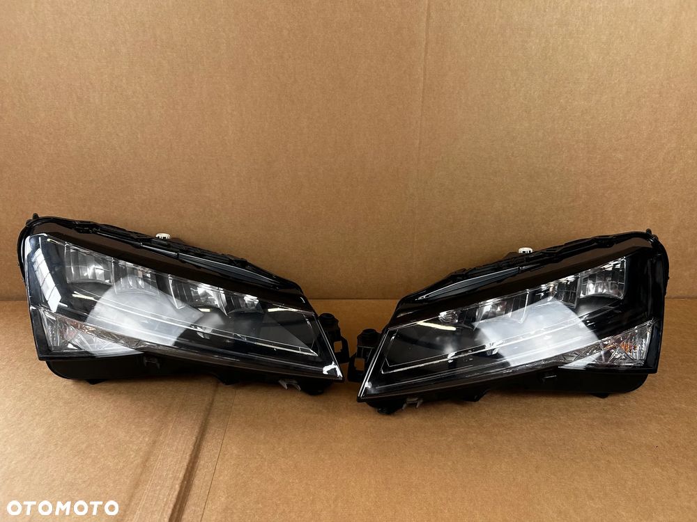 SKODA SUPERB III 3 LIFT LAMPA REFLEKTOR PRAWA LEWA PRAWY LEWY PRZÓD PRZEDNIA FULL LED ORYGINAŁ 3V1941016C 3V1941015C - 1