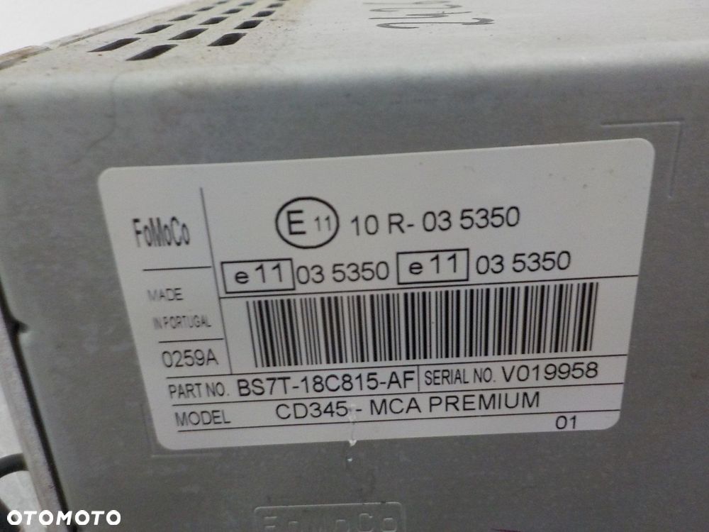 FORD GALAXY III MONDEO MK4 S-MAX RADIO FABRYCZNE KOD - 2