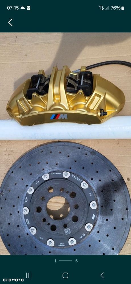 Zacisk Przód Prawy BMW m3 G80 G81 m4 G82 G83 2022r Ceramika