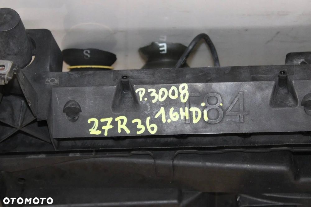 PAS PRZEDNI CHŁODNICE WENTYLATOR PEUGEOT 3008 I 2009R- 1.6 HDI - 9