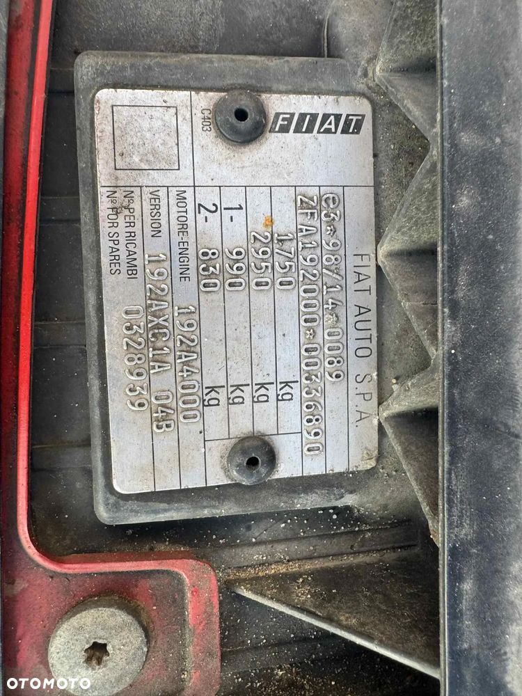 Wszystkie części Fiat Stilo 1.8 192AXC1A 16v 2001-2006 – używane, sprawdzone! - 7