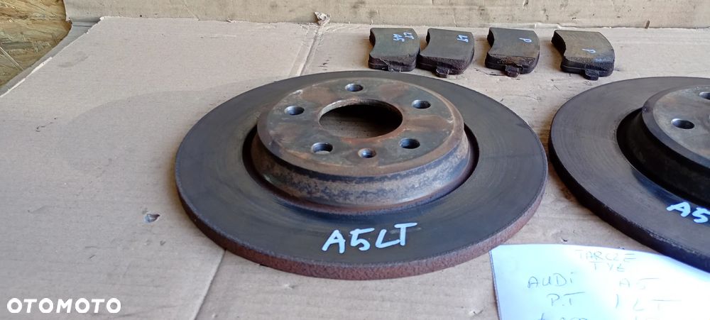 Tarcze hamulcowe klocki tył tylne 300mm Audi A5 8T 2.0 TDI - 3