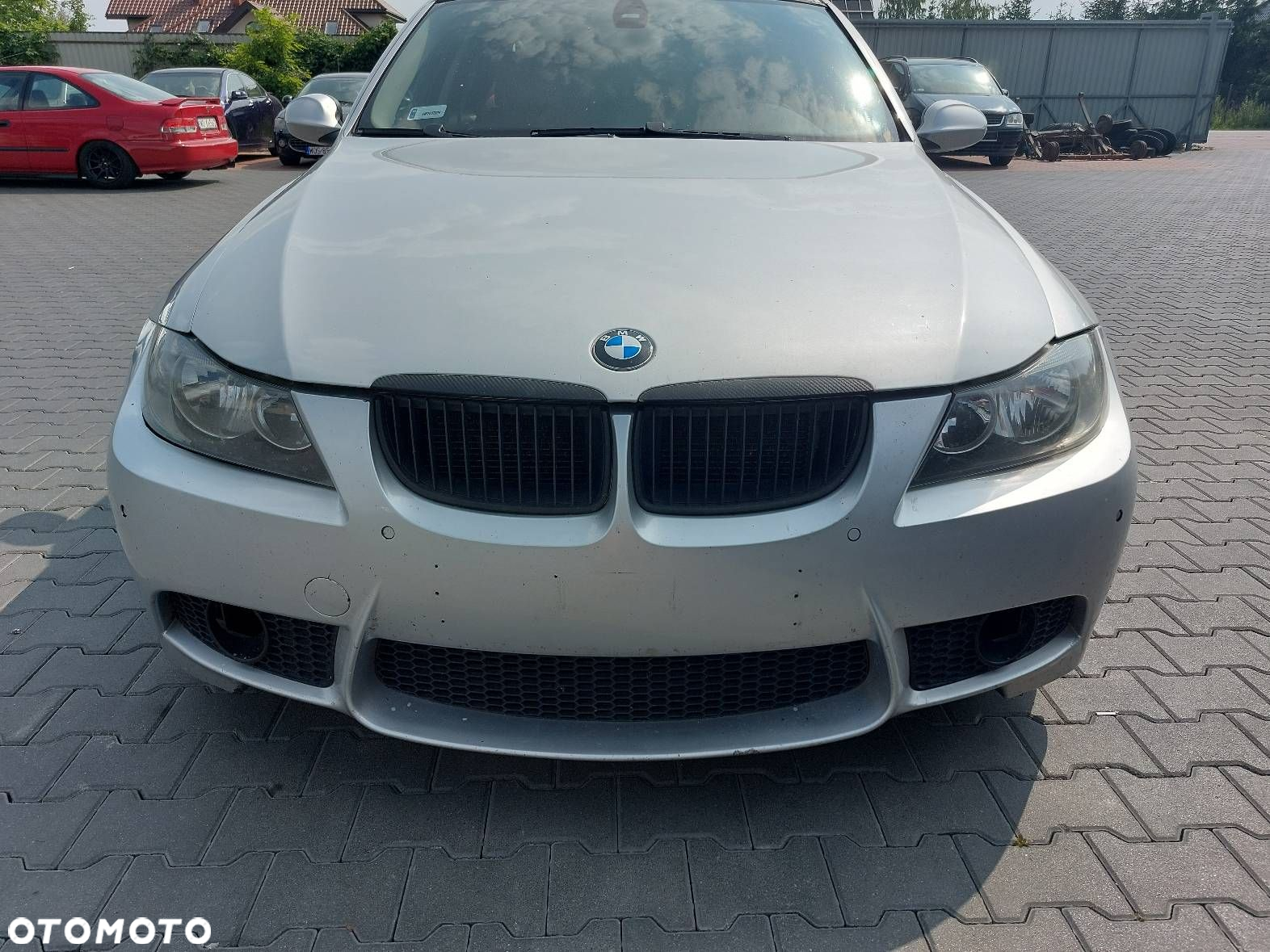 KOMPLETNY PRZÓD MASKA ZDERZAK M PAKIET E90 E91 354 - 2