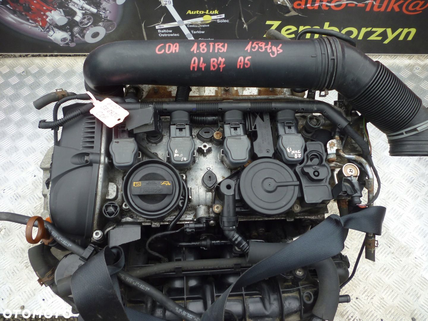 SILNIK KOMPLETNY AUDI A3 1.8 TFSI 10r. CDA CDAA 159 TYS - 2