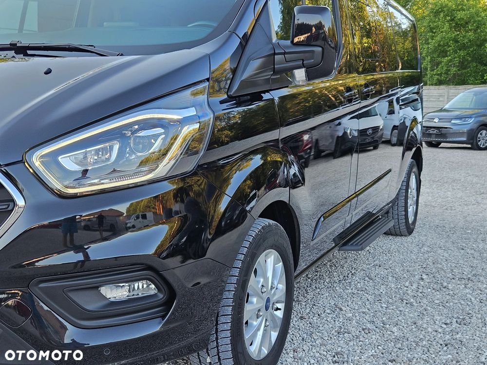 Ford TRANSIT CUSTOM L2H1 Long Brygadowy 5-os WINDA Max WERSJA XENONY SalonPL FV23% - 17