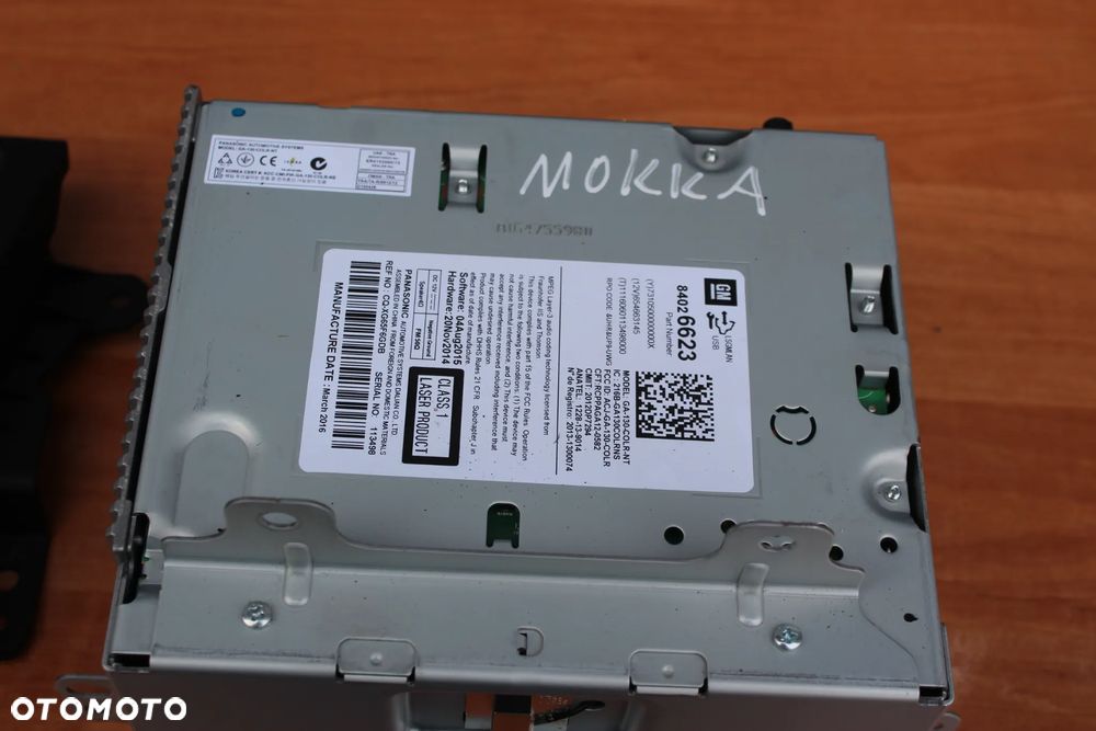 RADIO PANEL WYŚWIETLACZ OPEL MOKKA NAVI 950 EUROPE - 4