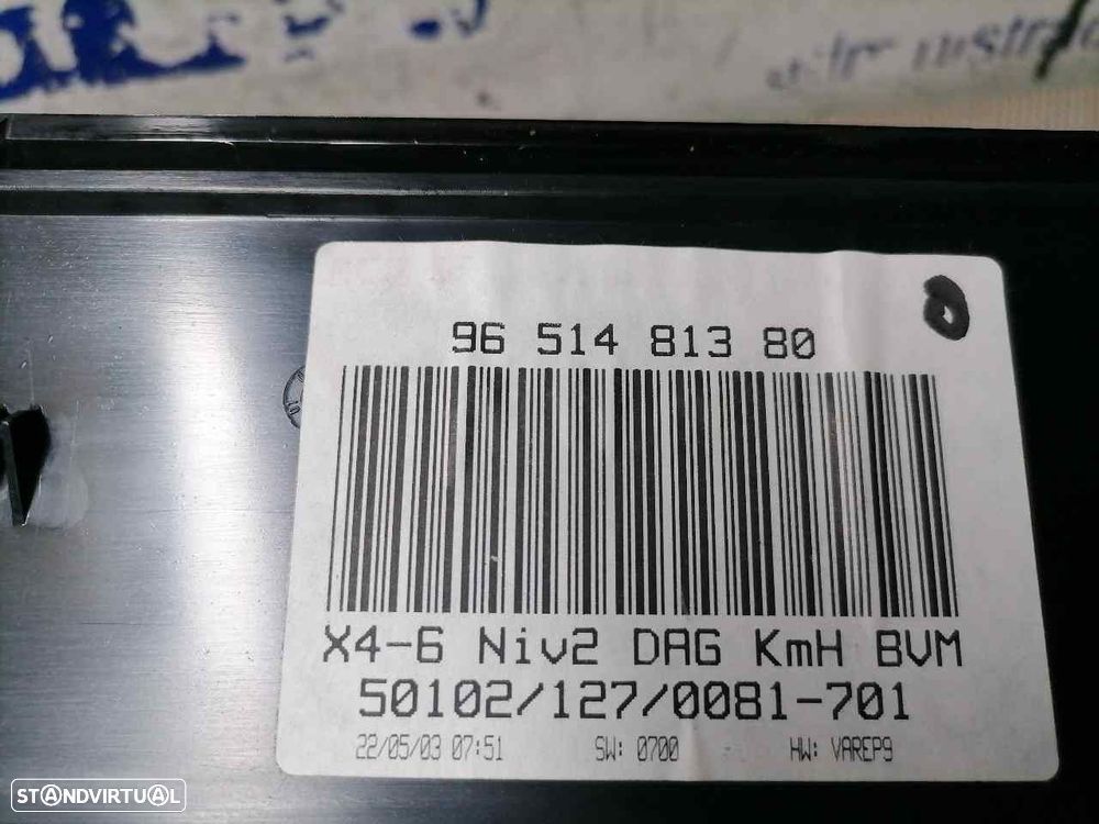 QUADRANTE CITROEN C5 I 2001 - - 1