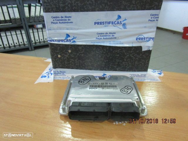 Centralina 038906019LJ 0281011222 AUDI A4  8E FASE 1 2005 1.9TDI 130CV 4P PRETO BOSCH - 1