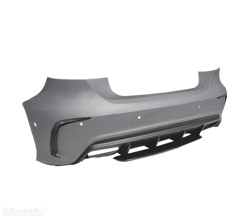 PARA-CHOQUES TRASEIRO MERCEDES CLASE A W176 15-18 LOOK AMG PDC - 2