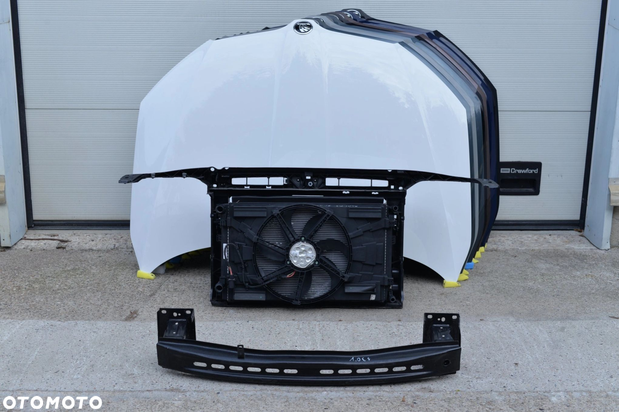 MASKA ZDERZAK BŁOTNIK LAMPA H7 XENON PAS BELKA SKODA OCTAVIA 3 2012-2016 - 9